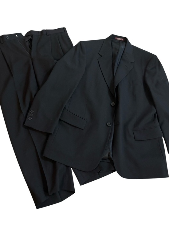 Evan Picone Other - Men's Black Evan Picone Two-Piece Suit Jacket & Trousers